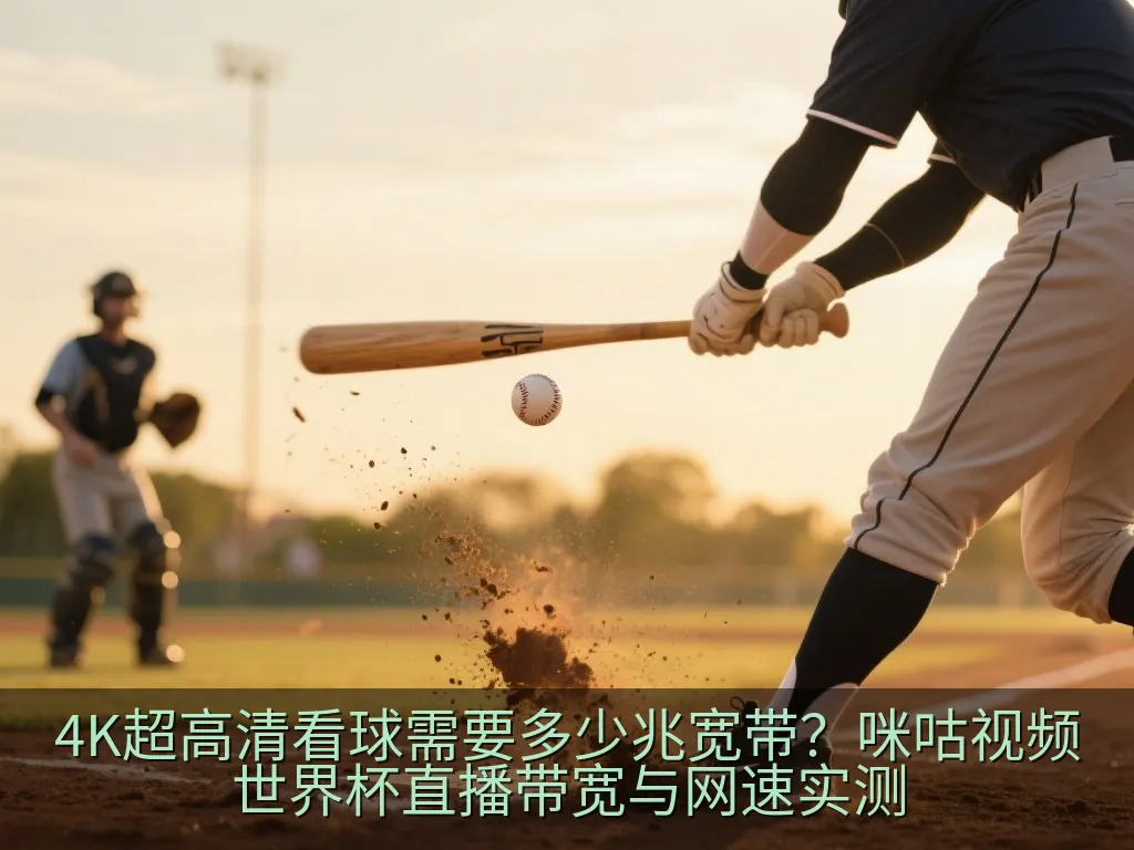 4K超高清看球需要多少兆宽带？咪咕视频世界杯直播带宽与网速实测